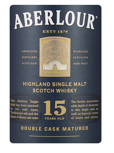 ABERLOUR 15 ANNI