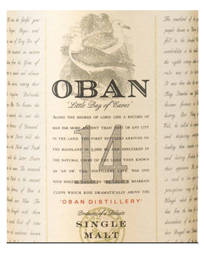 OBAN WHISKY 14 ANNI